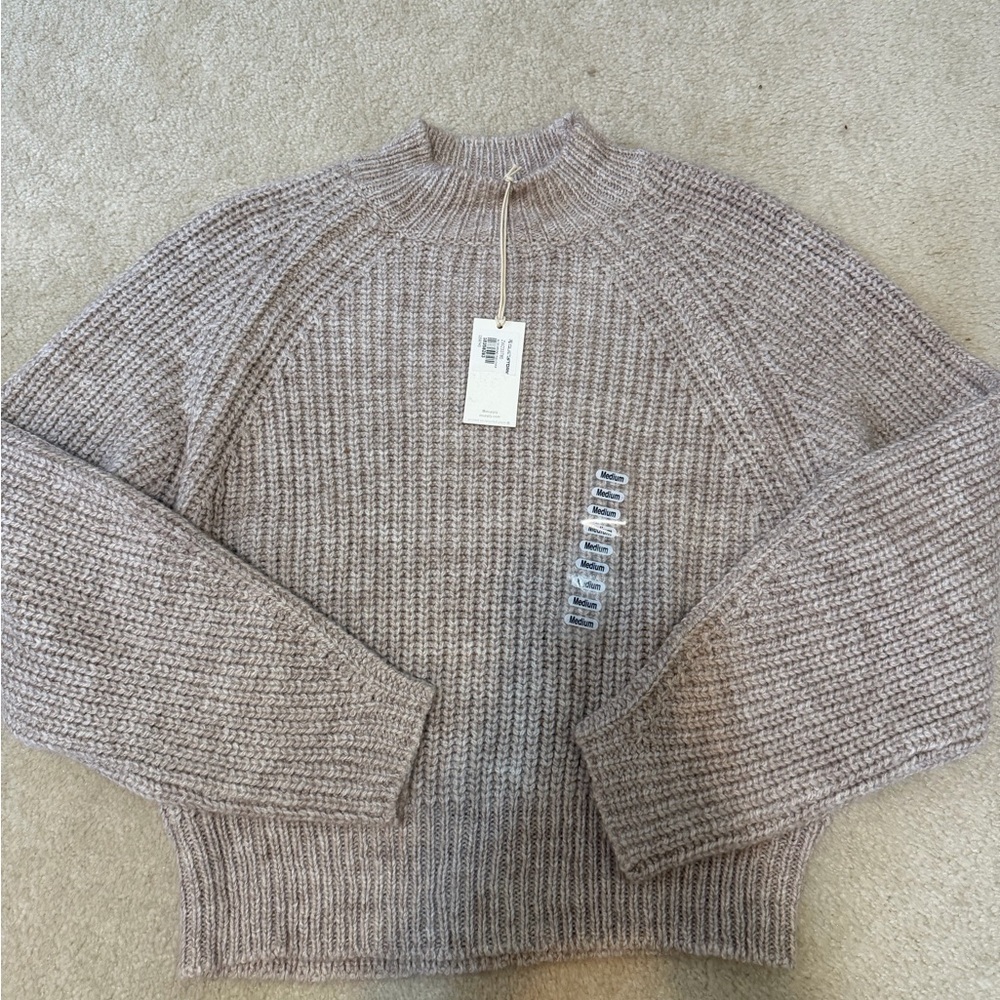 Z Supply Taupe Turtleneck Sweater
